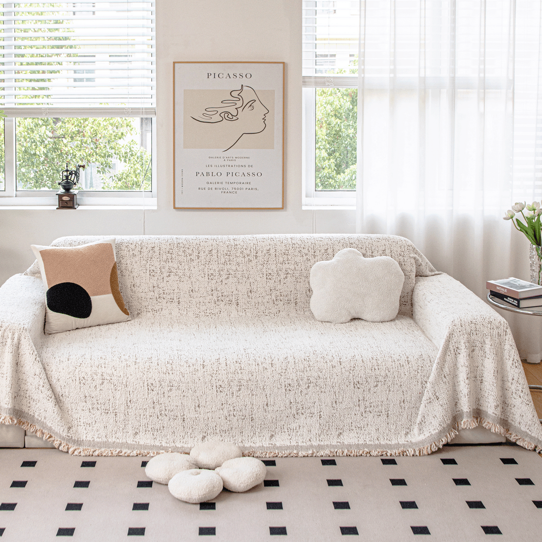 Sprinklade Prickar Sofföverdrag - Modernt, Stiligt &amp; Hållbart Soffskydd