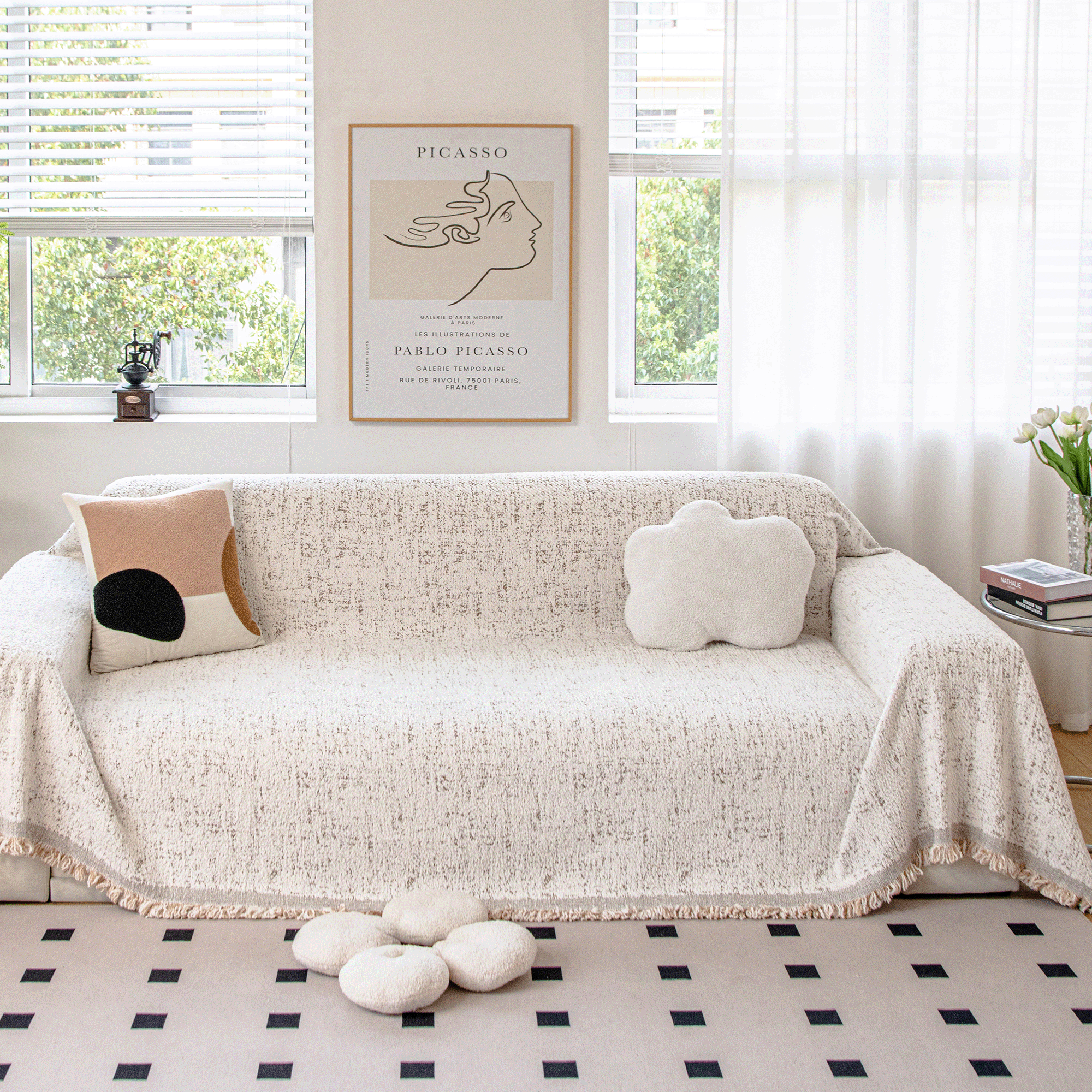 Sprinklade Prickar Sofföverdrag - Modernt, Stiligt &amp; Hållbart Soffskydd