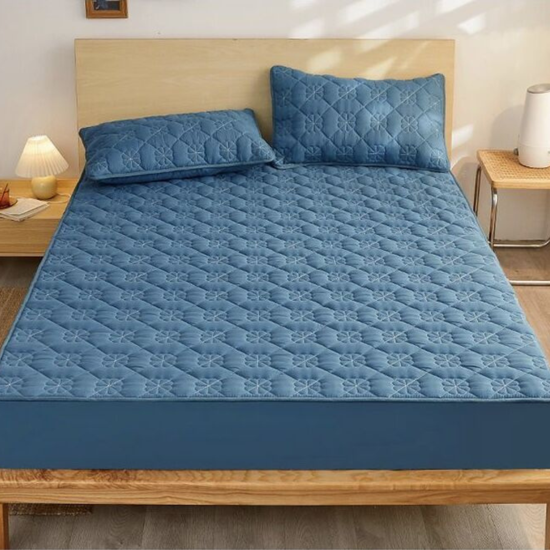 Carvallo - Bekväm madrassöverdrag + Kuddöverdrag