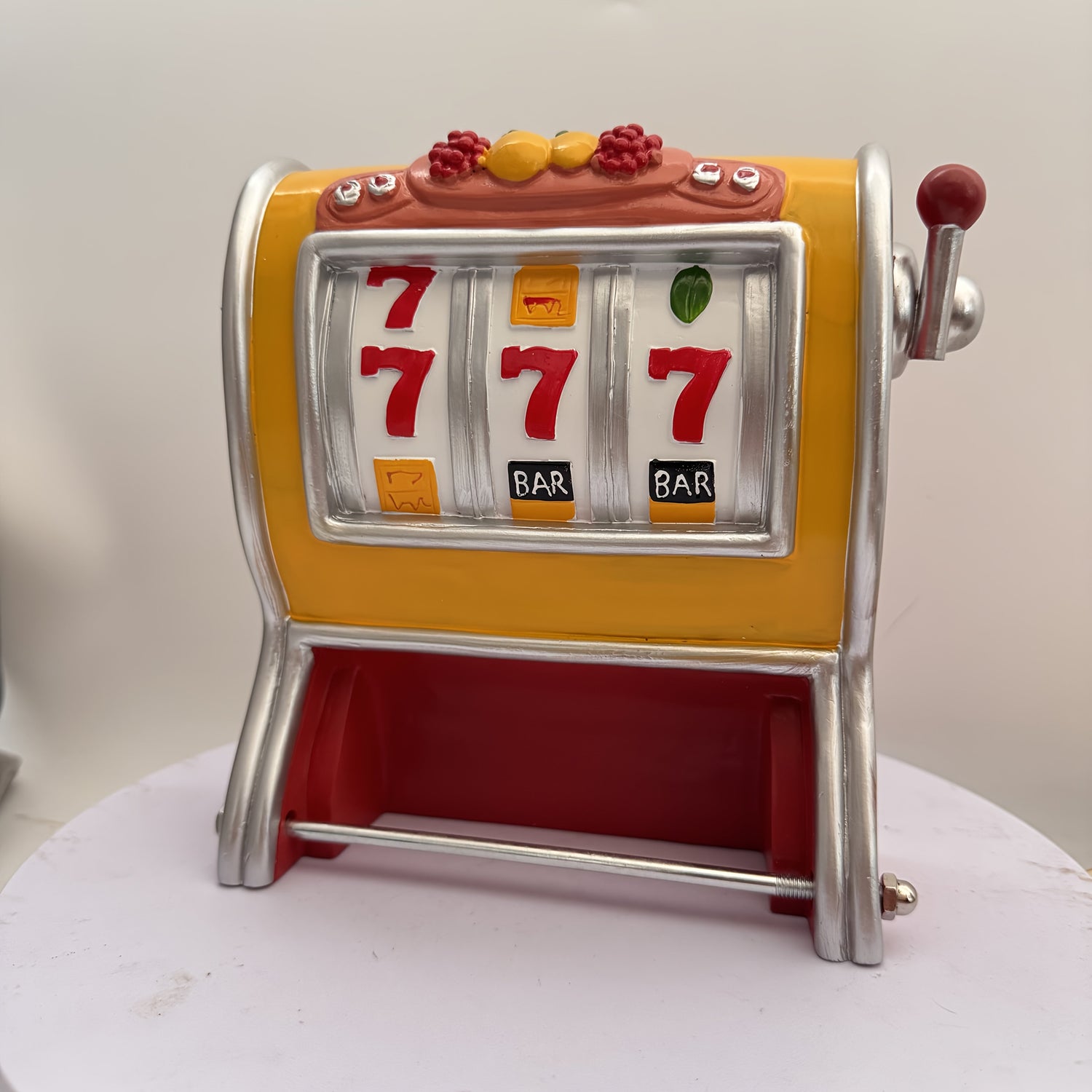 Jackpot Toalettrullehållare – Spelmaskinsdesign &amp; Väggmonterad