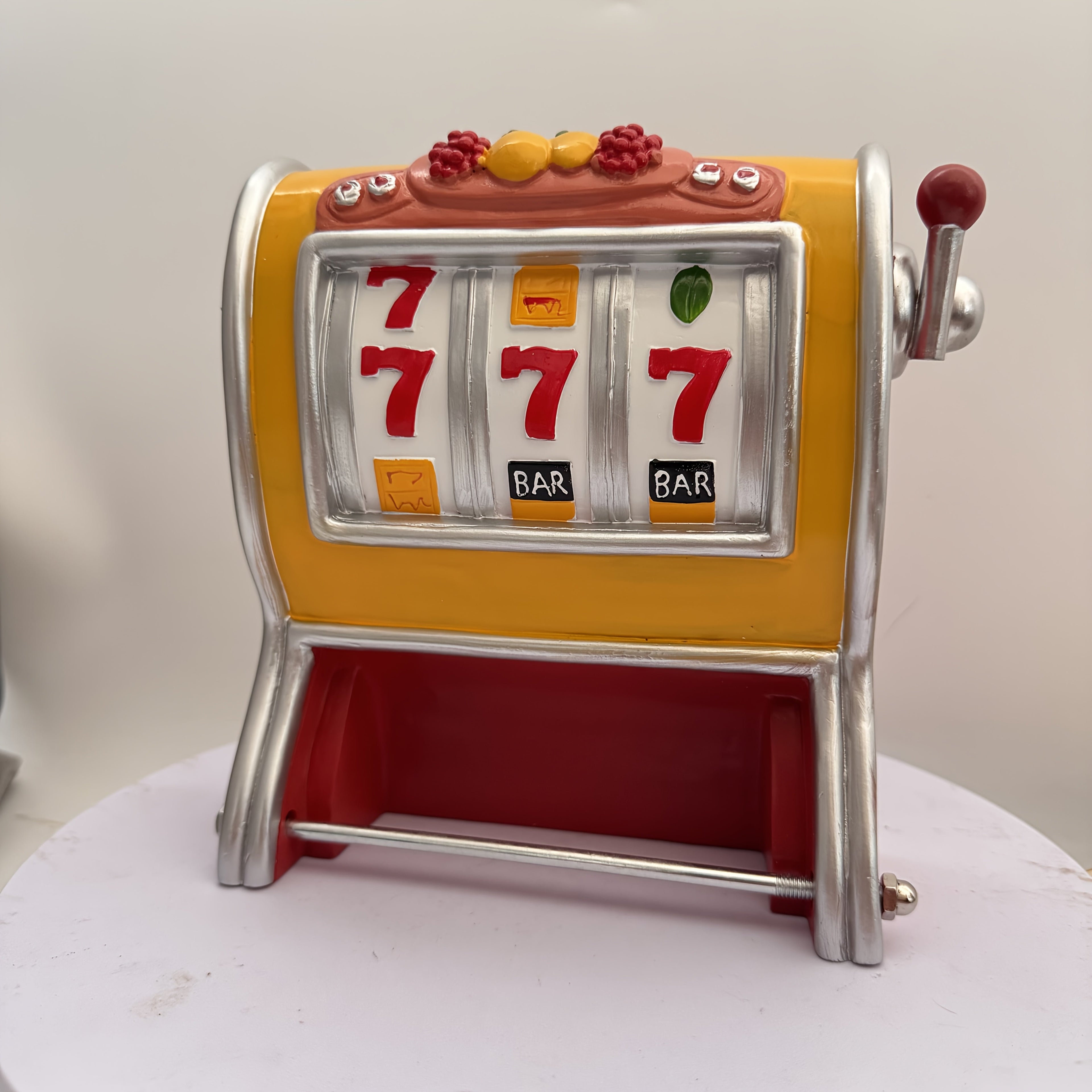 Jackpot Toalettrullehållare – Spelmaskinsdesign &amp; Väggmonterad