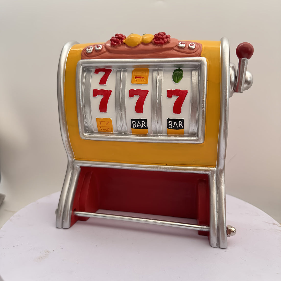 Jackpot Toalettpappershållare – Spelautomatdesign &amp; Väggmonterad