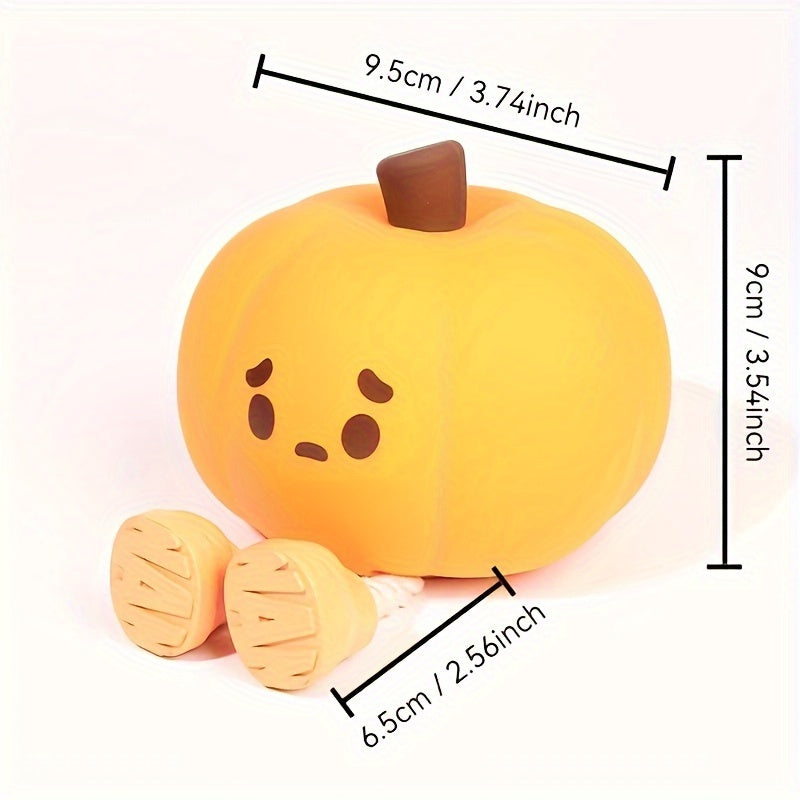 PumpkinGlow - USB-Uppladdningsbar LED-Pumpa Nattlampa