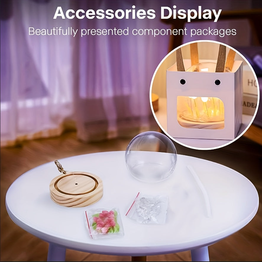 TulipGlow - Kreativ Tulpan Nattlampa DIY Bordslampa för Rumsdekoration