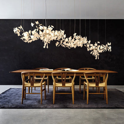 OliviaLeaf - Elegant taklampa i ginkgo-form