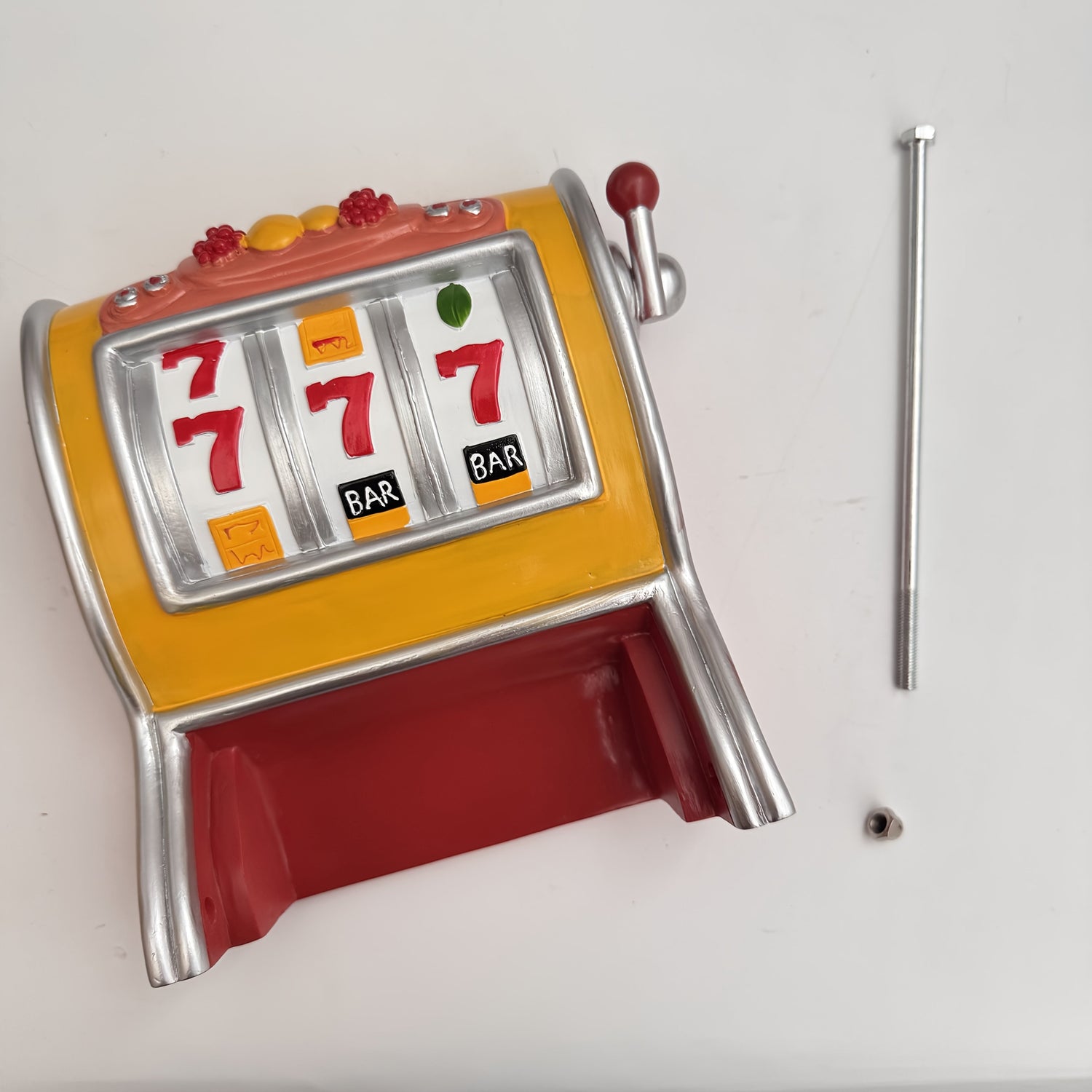Jackpot Toalettrullehållare – Spelmaskinsdesign &amp; Väggmonterad