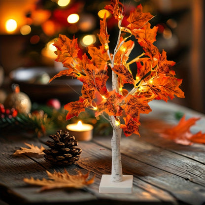 MapleGlow - LED-belyst Lönnträd, 24 LEDs, USB-driven Borddekoration