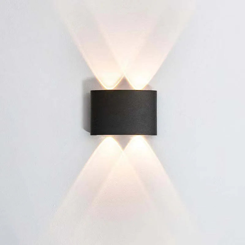 Vägglampa Modern Vit LED Vattentålig Lampa