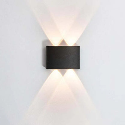 Vägglampa Modern Vit LED Vattentålig Lampa