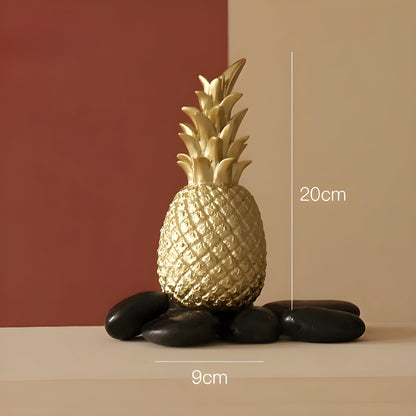 PineGlow Decor - Dekorativ Ananas-Ananas-Vardagsrumsdekor
