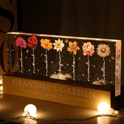 MemoryBloom – Anpassningsbar akrylblomma nattlampa