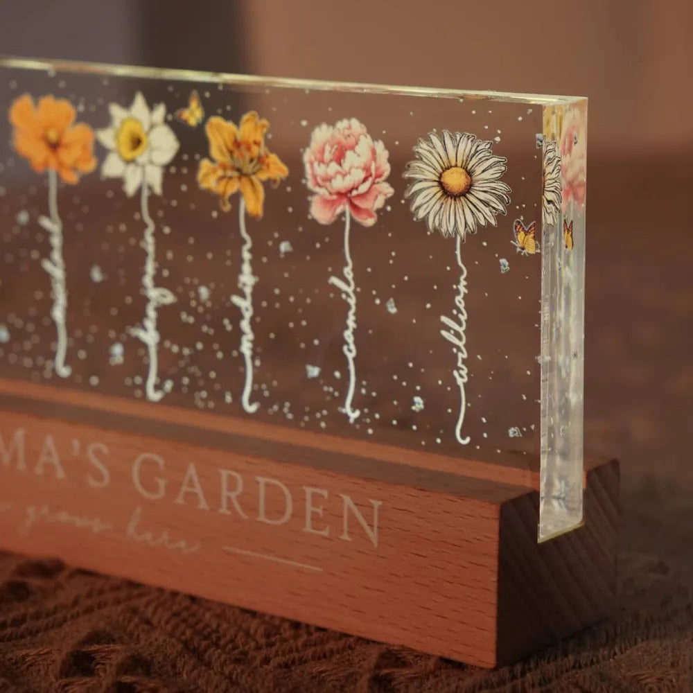MemoryBloom – Anpassningsbar akrylblomma nattlampa