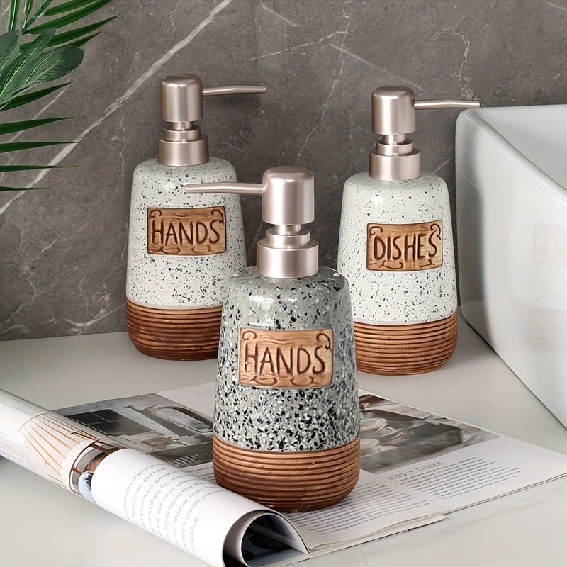 Vintage keramisk tvålbehållare – 420 ml för kök eller badrum