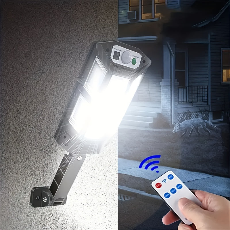 Utomhus Solvägglampa Rörelsesensor Plast