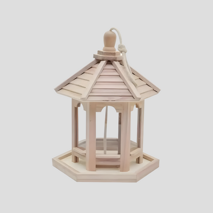 SkyPerch Bo free - Målningsbar trä hängande fågelhus