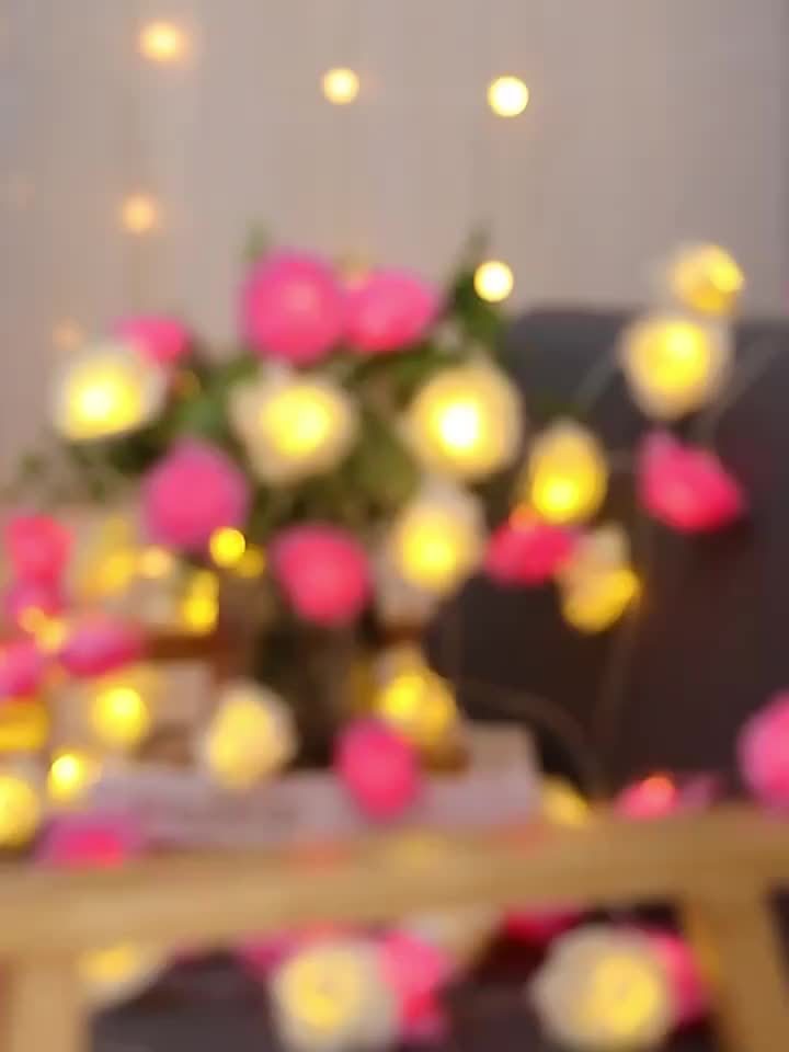 BloomLights - LED Rosenblomma Ljusgalej