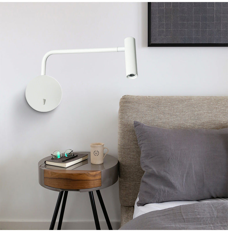 Orr Modern LED Vägglampa - Svart/Vit - Vardagsrum