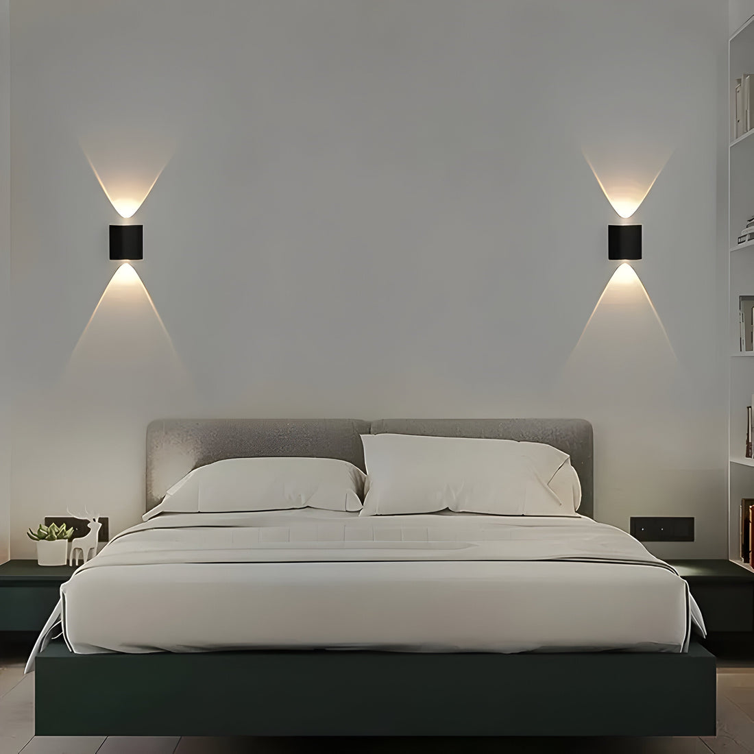 LumoStair - Minimalistisk LED-vägglampa 3-pack