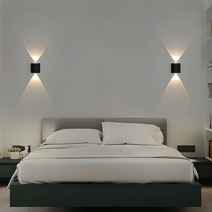 LumoStair - Minimalistisk LED-vägglampa 3-pack