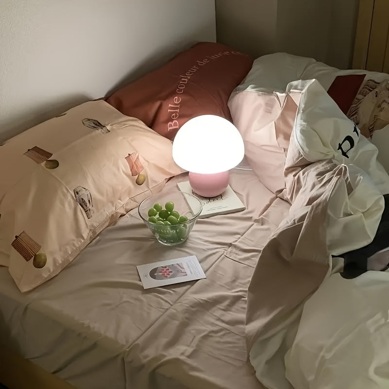 LED Svamp Bordslampa USB Plugin Flerfärgad Dekorationsljus