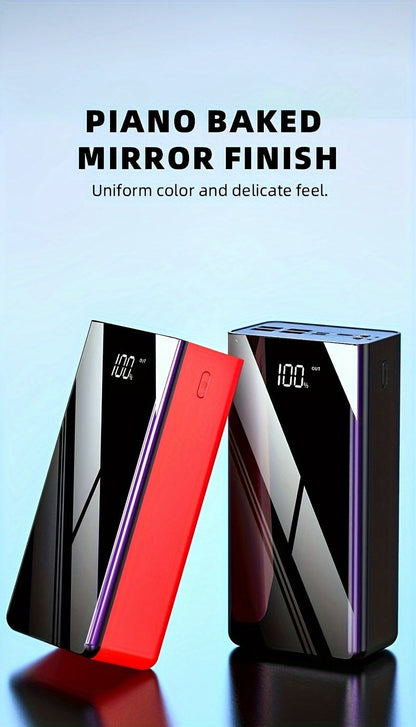 50000mAh Power Bank Snabb Laddning LED Display Ficklampa
