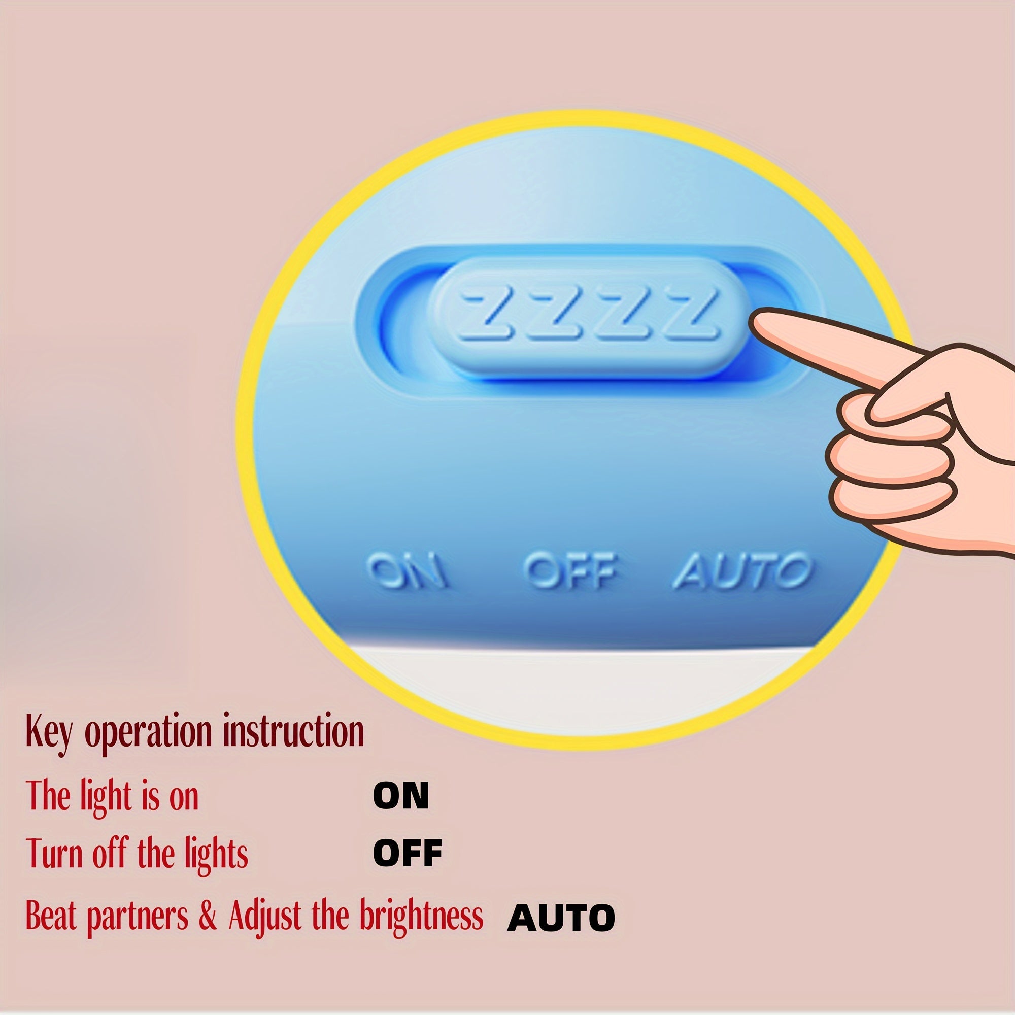 GlowCharge - LED nattlampa med uppladdningsbart USB-batteri