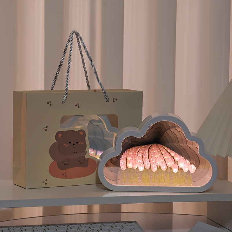 TulipGlow - LED Tulpan Nattlampa för Rumsdekoration