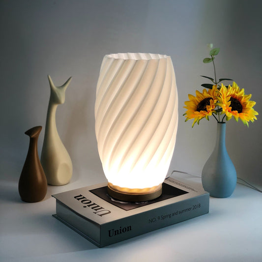 ModiLamp - Modern USB Bordslampa med 3-Färgers Belysning och Chic Design