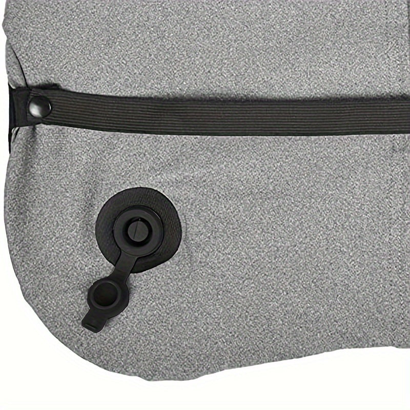 Carvallo Airnest Travel | Ergonomisk & Uppblåsbar | Med Tvättbart Fodral | 46 × 32 cm