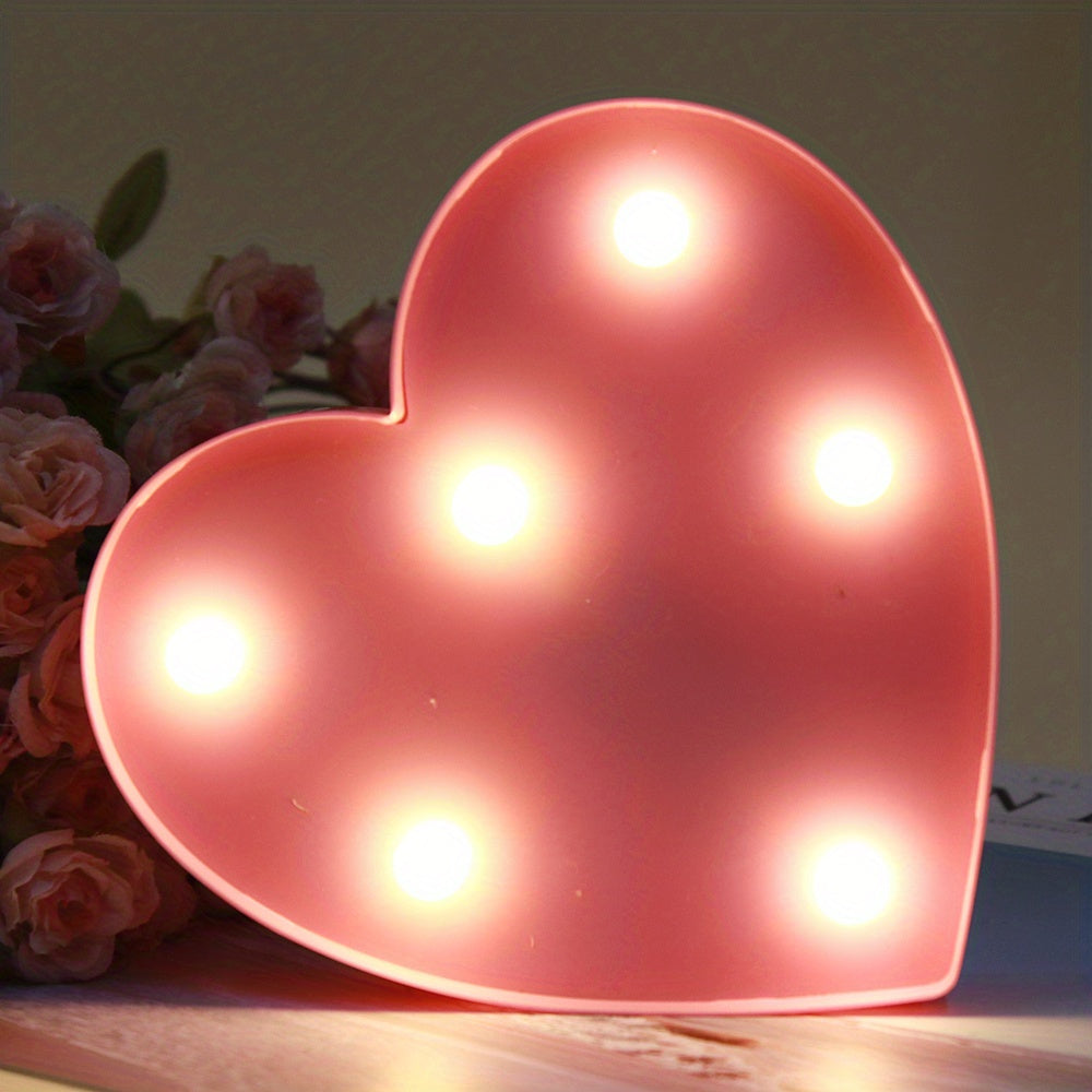 AlphaGlow - LED Dekorativ Bokstavslampa med Batteridrift