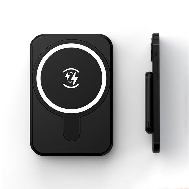 Carvallo Magnetisk Powerbank 5000 mAh | Kompatibel med iPhones | USB-utgång 5 V/2,1 A | Kompakt &amp; Stilig