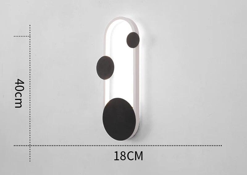 CreativeGlow - Modern LED Vägglampa i Kreativ Design – Dekorativ Belysning