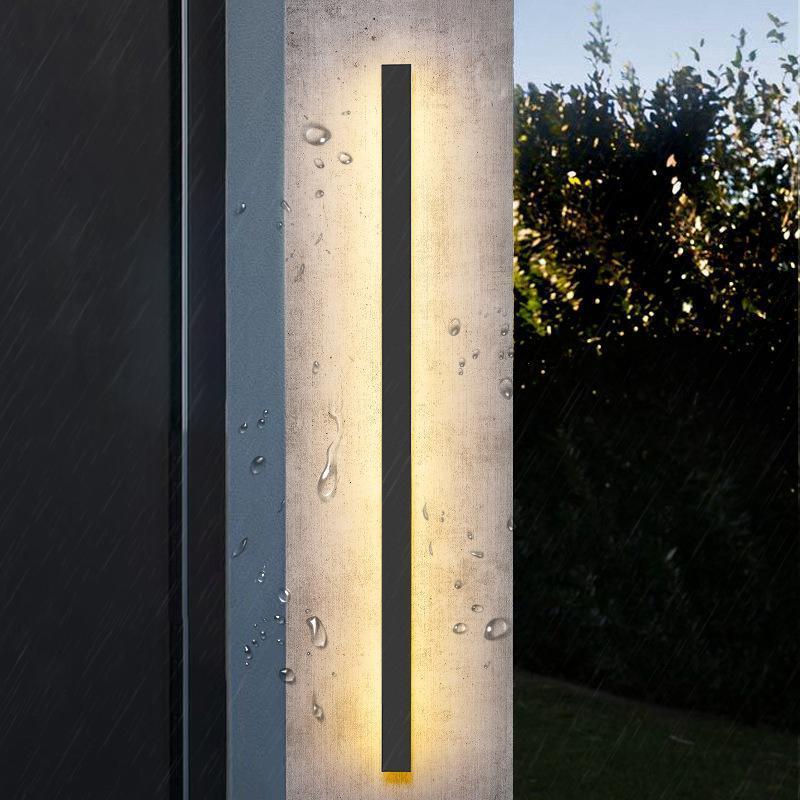 Utomhus Vägglampa Modern Svart LED Vägglampor