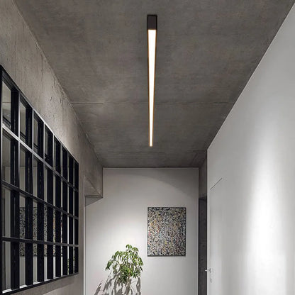 LED taklampa modern svart metall design