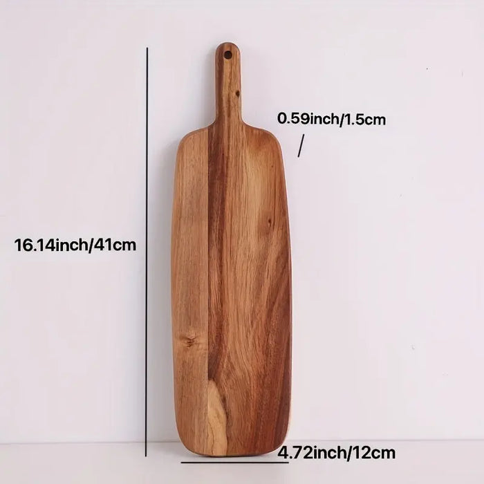 Carvallo - Skärbräda i trä med handtag för funktionellt köksbruk