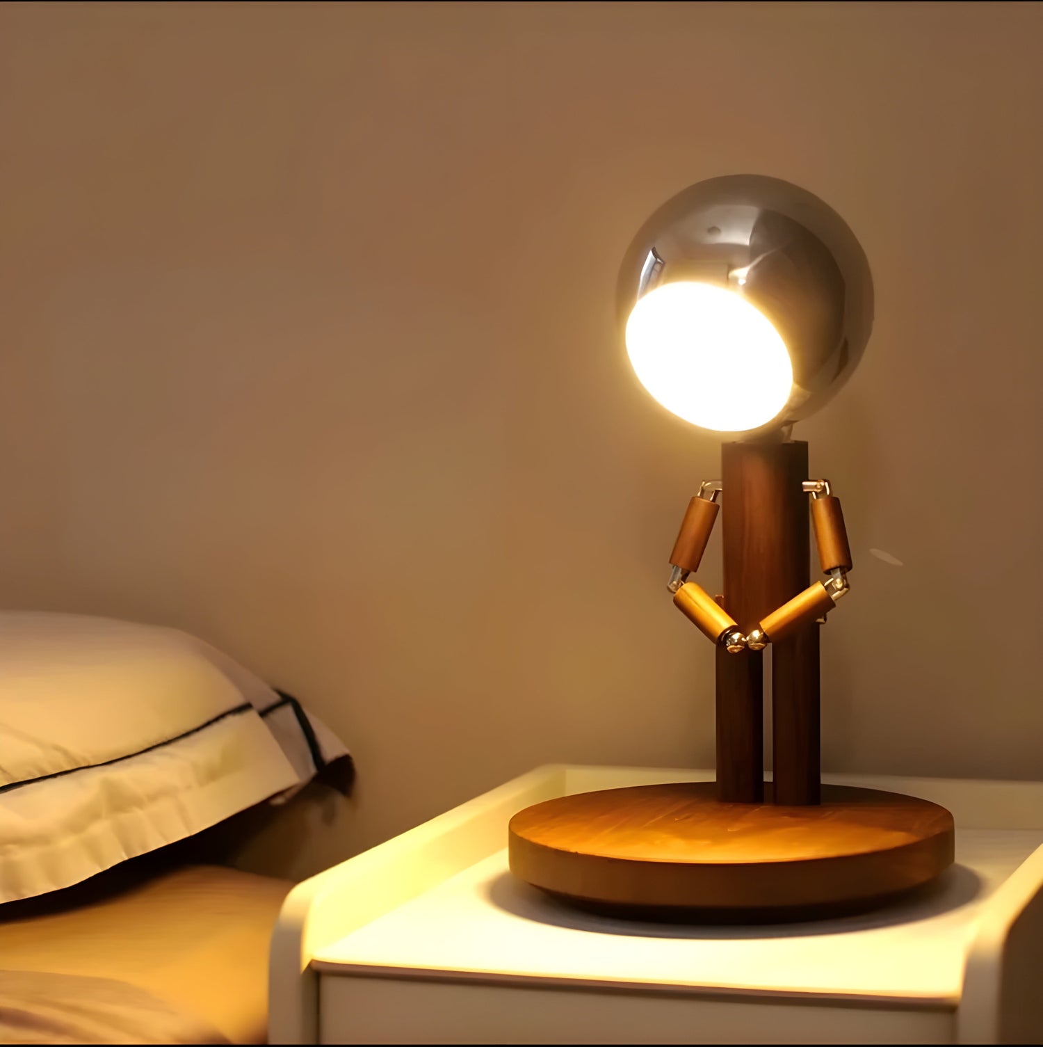 LunarEase Lampa – Elegant skrivbordsmånlampa