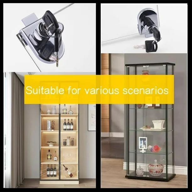 Royaleva Enkel Glas Lås Möbelfäste Säkerhetslås