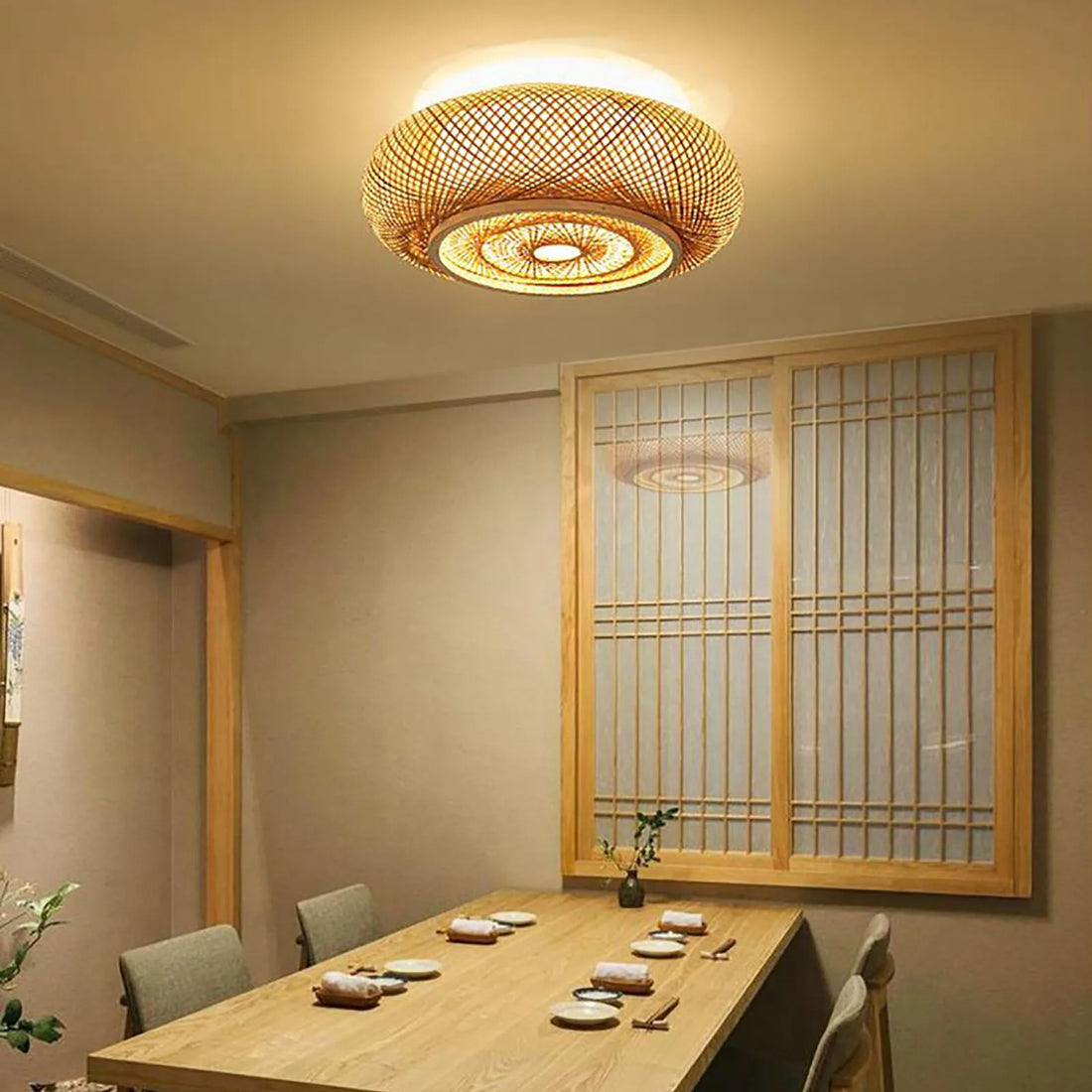 ZenLight - Bambu Inbyggnadslampa för Tak