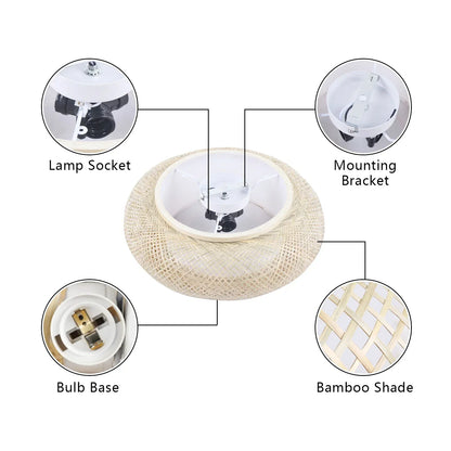 ZenLight - Bambu Inbyggnadslampa för Tak