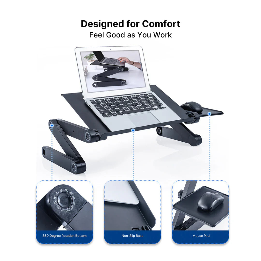 Ergonomisk justerbar laptop stående skrivbord