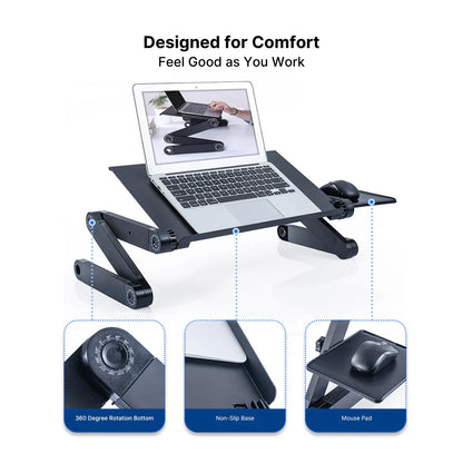 Ergonomisk justerbar laptop stående skrivbord