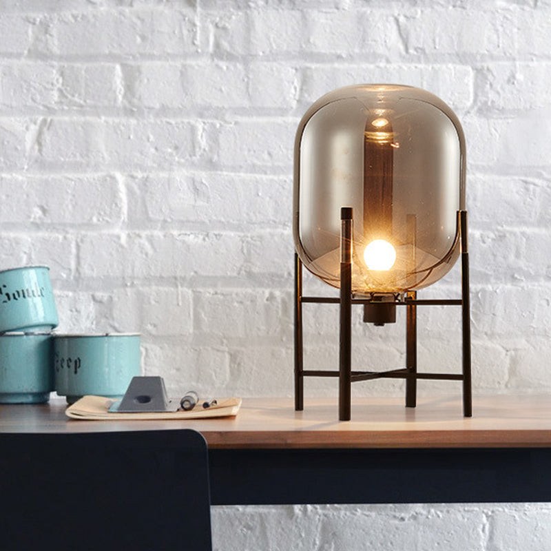 Modern Oval Glaslampa – Elegant Design för Alla Rum