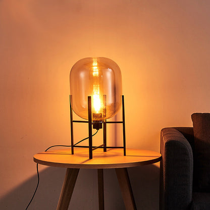 Modern Oval Glaslampa – Elegant Design för Alla Rum