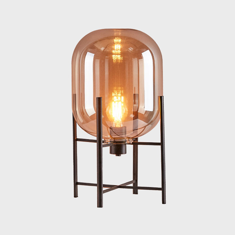 Modern Oval Glaslampa – Elegant Design för Alla Rum