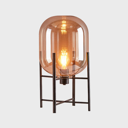Modern Oval Glaslampa – Elegant Design för Alla Rum