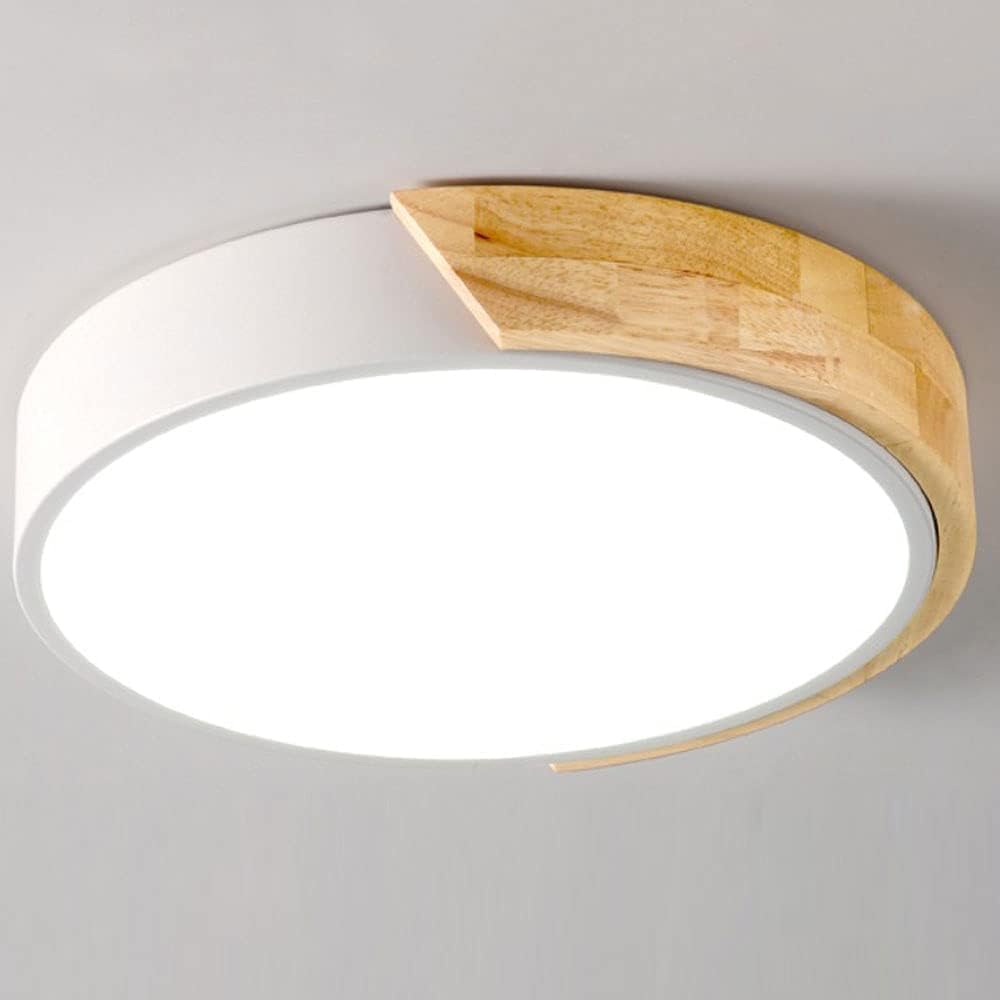 LED Taklampa Med Trä Ramaraccent