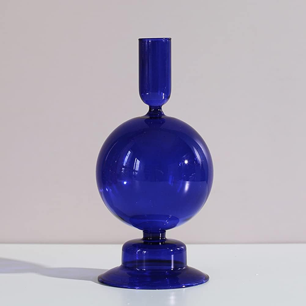 Royaleva Handgjorda Glasljushållare - Eleganta Dekorativa Accentbitar