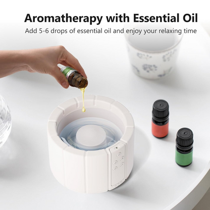 BONFLAME – Ultraljud-luftfuktare med lägereld-ljus &amp; aromaterapifunktion