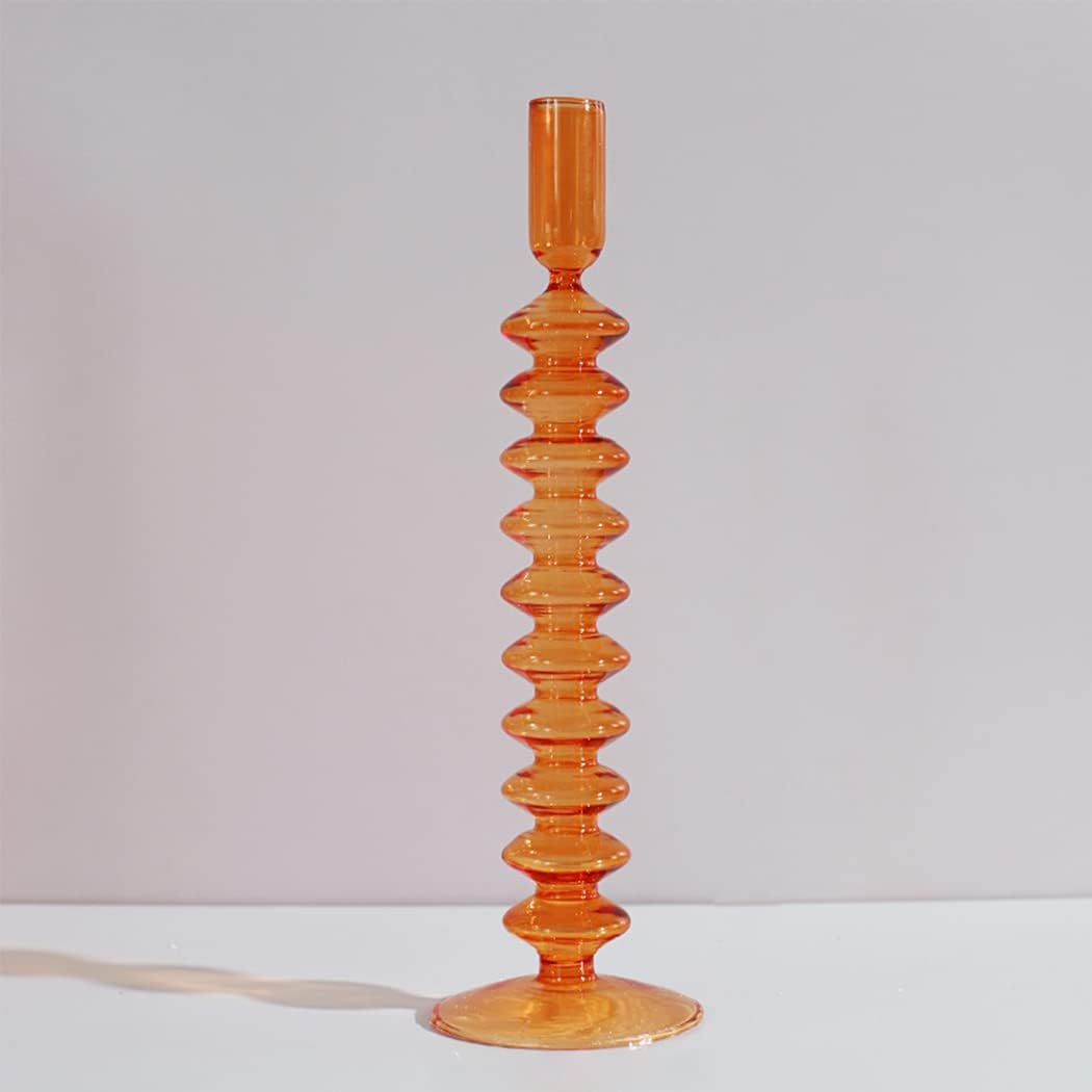 Royaleva Handgjorda Glasljushållare - Eleganta Dekorativa Accentbitar