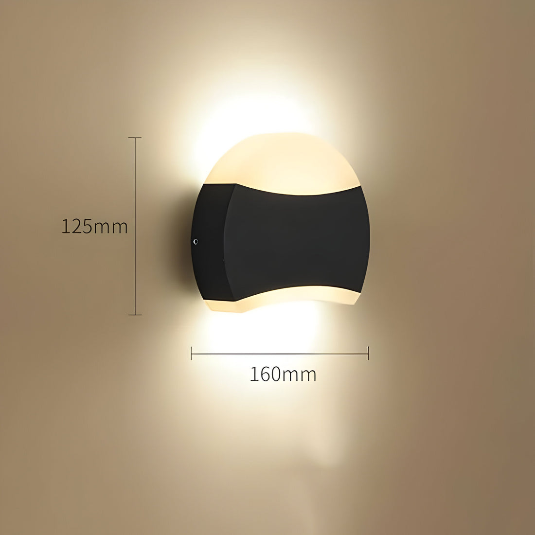 EchoBeam Light – Vattentät LED-vägglampa